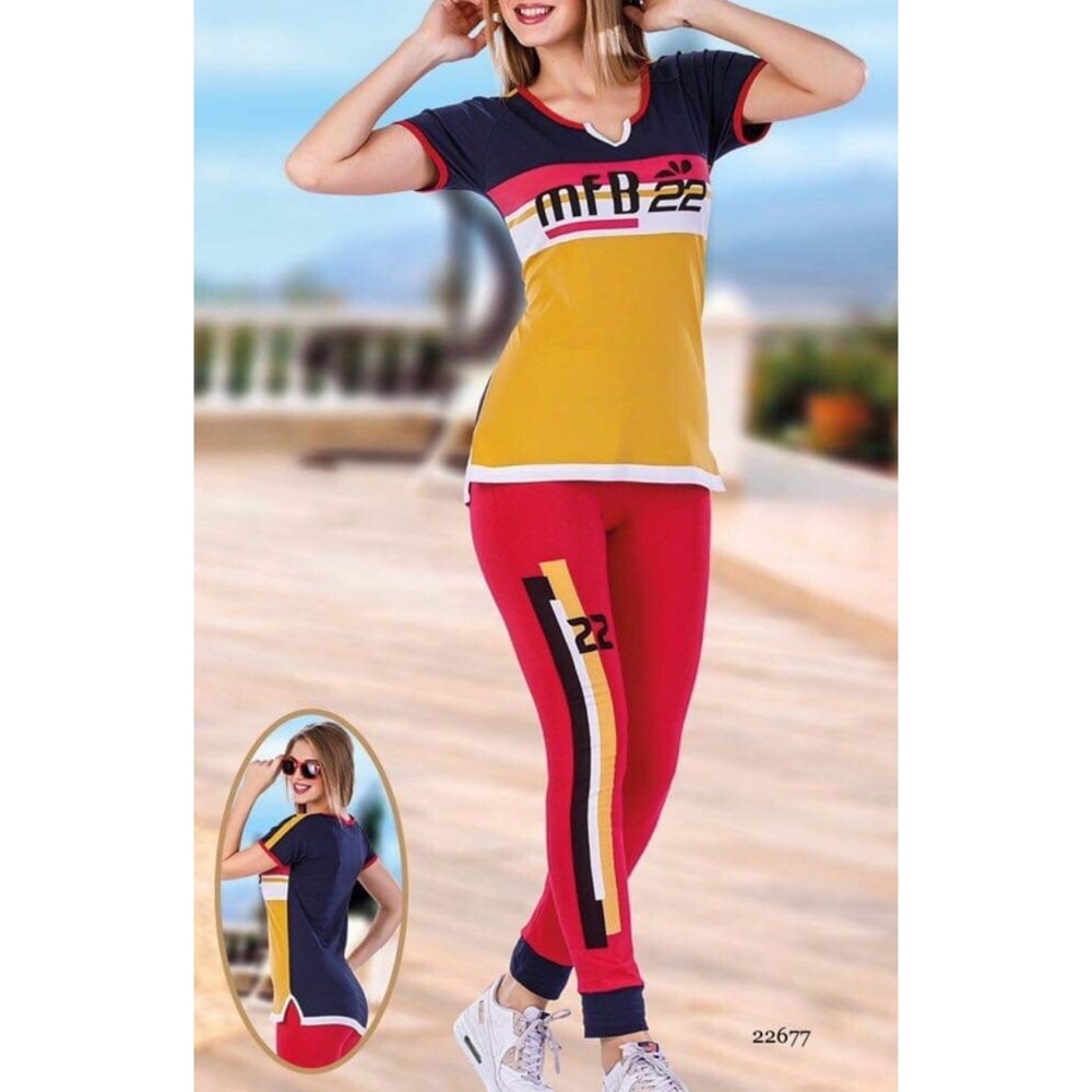 2 Pieces Set Sport wear (22677)